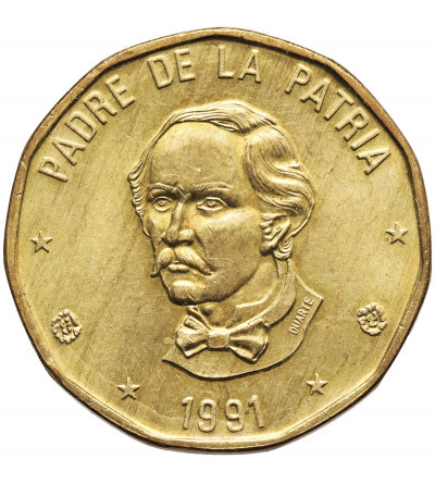 Dominikana. 1 Peso 1991