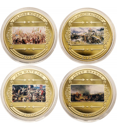 Poland. Set of four 2020 medals from the “Great Battles of Polish Arms” series