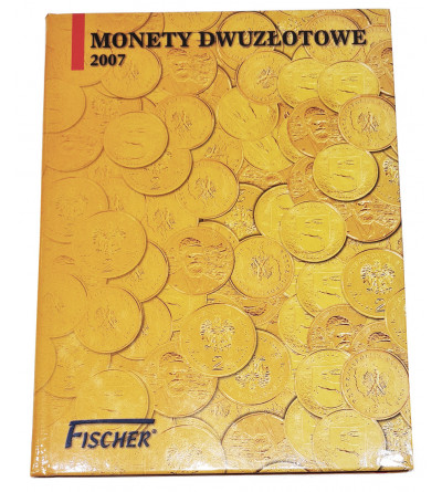 Polska. Album Monety Dwuzłotowe 2007, pełny komplet 23 sztuki