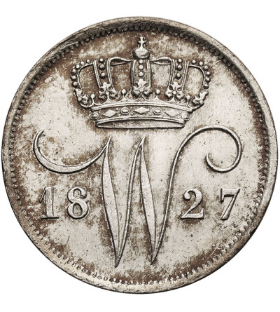 Netherlands, Kingdom. Wilhelm I, 1815-1840. 10 Cents 1827, Utrecht