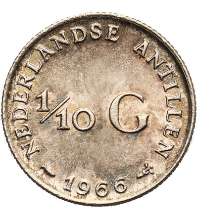 Netherlands Antilles. 1/10 Gulden 1966