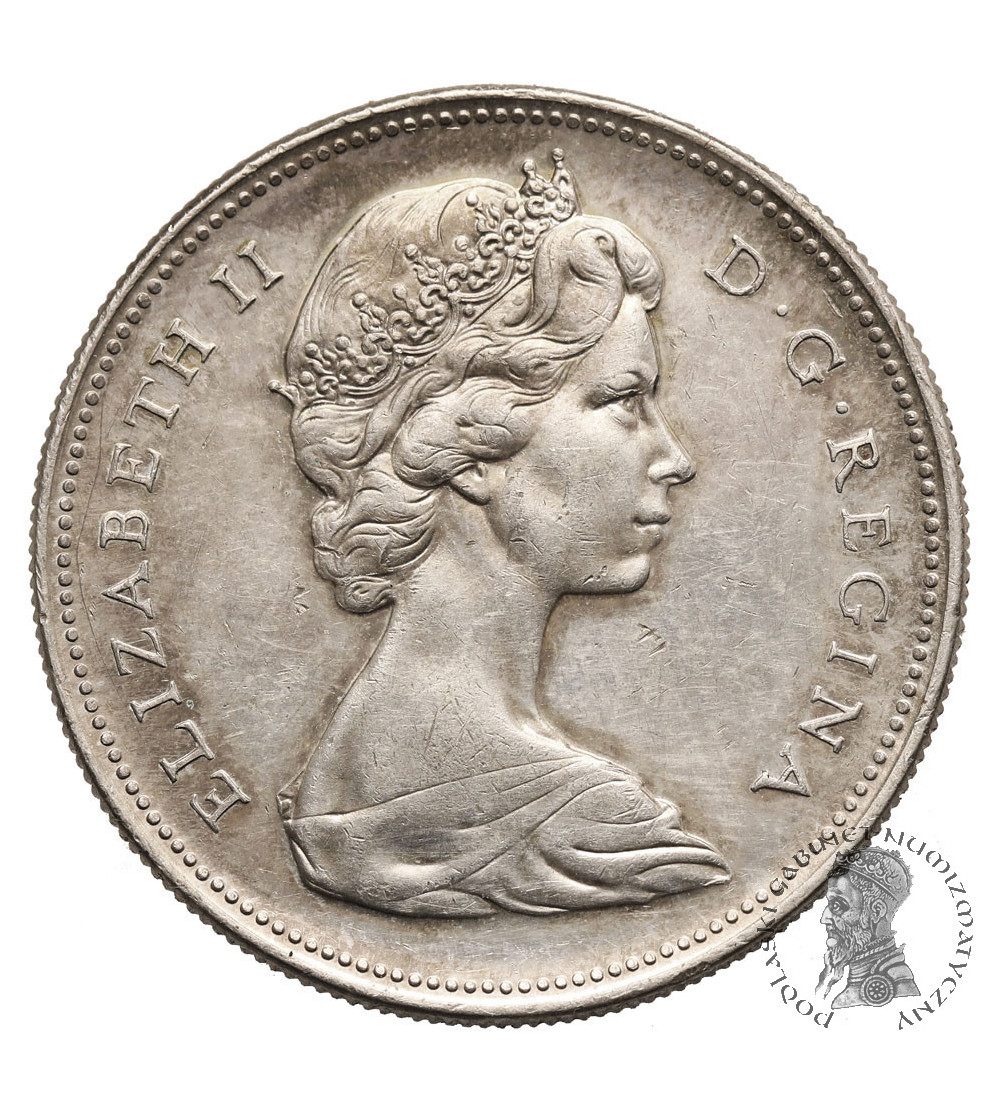 Canada, Elizabeth II (1952-2022). 1 Dollar 1966