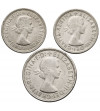 Australia, Elizabeth II. Set 3 coins: Shilling 1954, 1961, Florin 1960