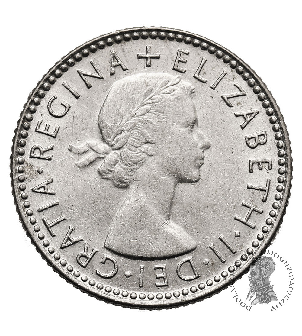 Australia, Elizabeth II. 6 Pence (Sixpence) 1954 (m)