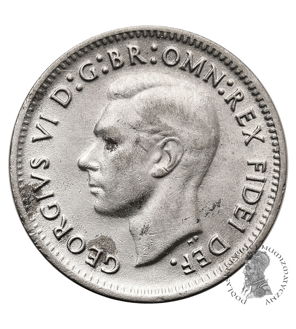 Australia, George VI. 3 Pence (Threepence) 1950 (m)