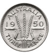 Australia, George VI. 3 Pence (Threepence) 1950 (m)