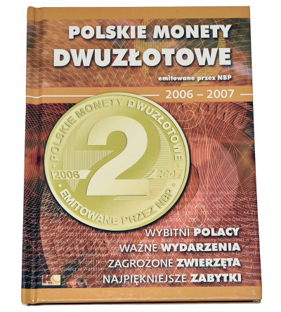 Polska. Album Polskie Monety Dwuzłotowe 2006-2007, zestaw 22 sztuki