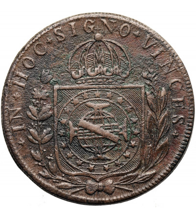 Brazil, Pedro I, 1822-1831. 80 Reis 1824 R, Rio de Janeiro