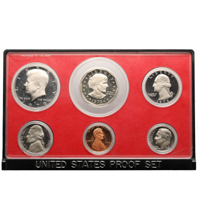 USA. Coin Set (Proof Set) 1979 S, San Francisco - 6 pcs