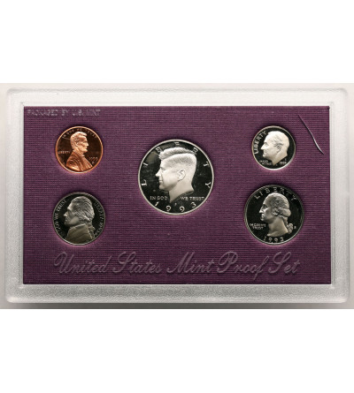 USA. Zestaw monet (Proof Set) 1993 S, San Francisco - 5 sztuk