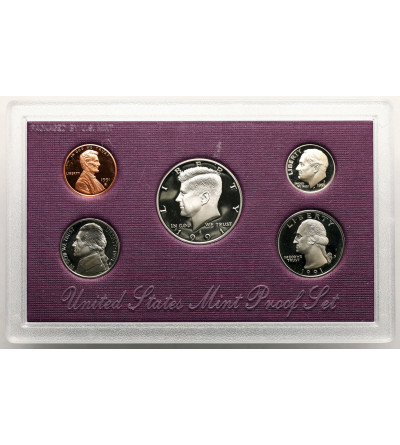 USA. Zestaw monet (Proof Set) 1991 S, San Francisco - 5 sztuk