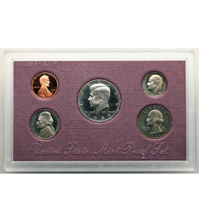 USA. Zestaw monet (Proof Set) 1989 S, San Francisco - 5 sztuk