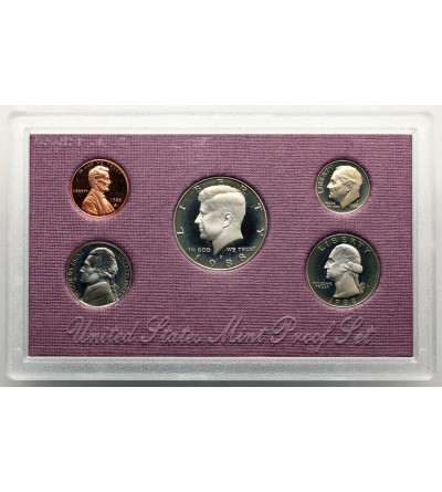 USA. Zestaw monet (Proof Set) 1988 S, San Francisco - 5 sztuk