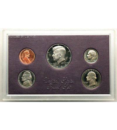 USA. Zestaw monet (Proof Set) 1986 S, San Francisco - 5 sztuk