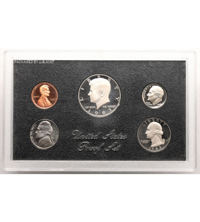 USA. Coin Set (Proof Set) 1983 S, San Francisco - 5 pcs