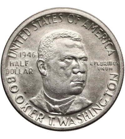 USA. 1/2 Dollar 1946, Philadelphia, Booker T. Washington Monument