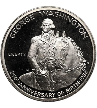 USA. 1/2 Dollar 1982 S, San Francisco, 250th Anniversary of George Washington's Birthday - Proof