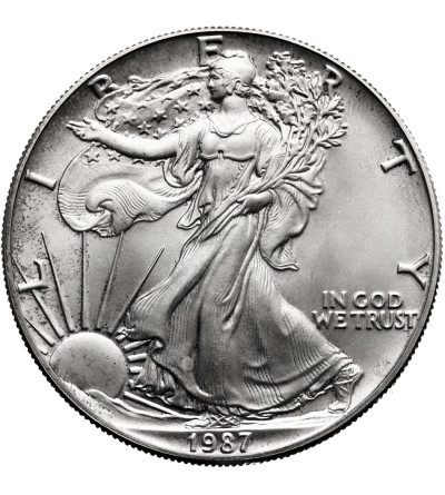 USA. 1 dolar 1987, "American Silver Eagle" - 1 Oz Ag .999