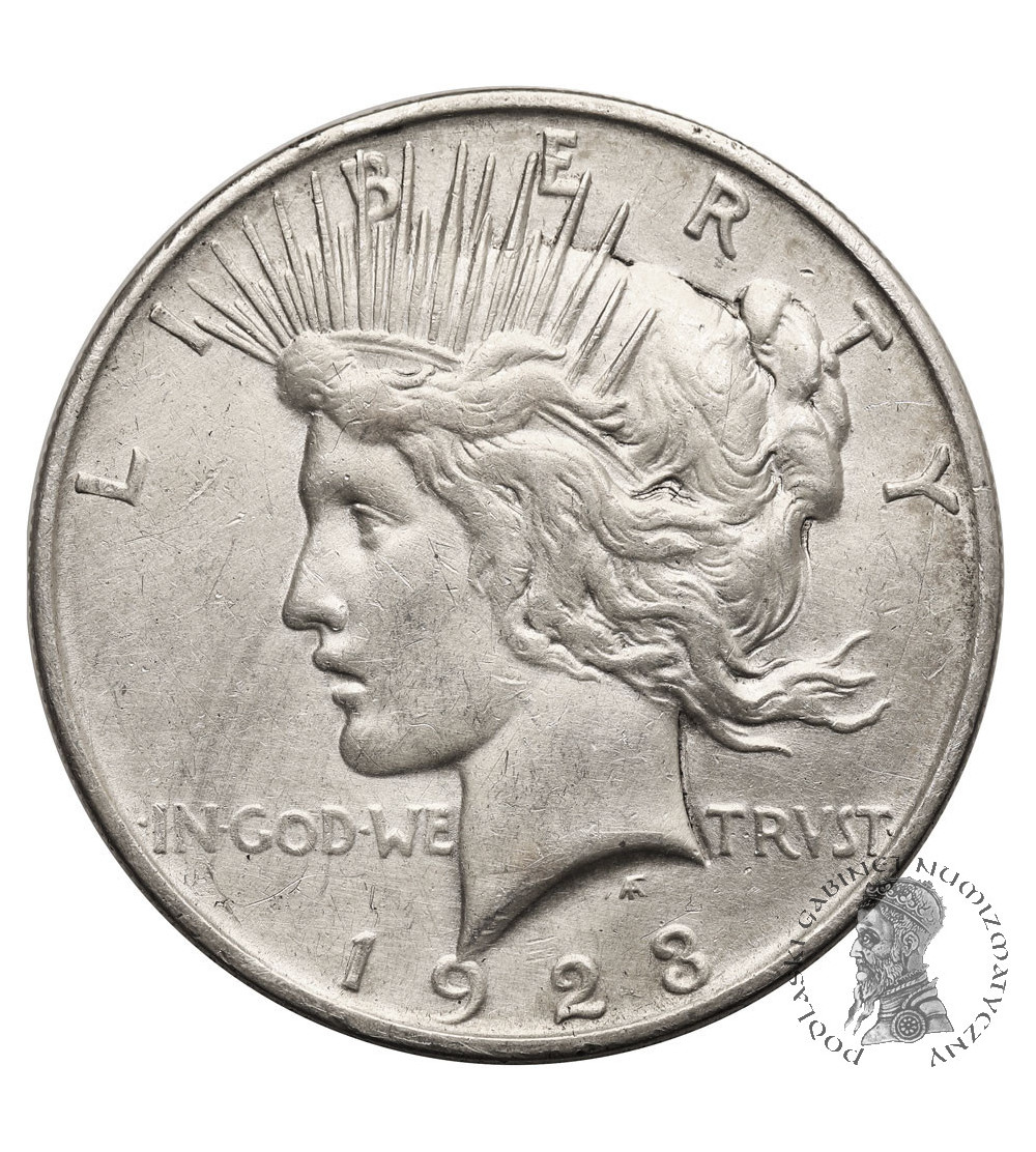 USA. 1 dolar 1923 D, Denver, "Peace Dollar"