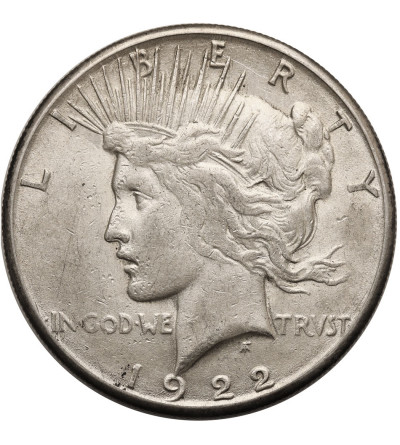 USA. 1 dolar 1922 S, San Francisco, "Peace Dollar"