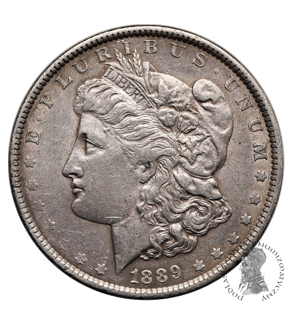 USA. 1 dolar 1889, Filadelfia, "Morgan Dollar"