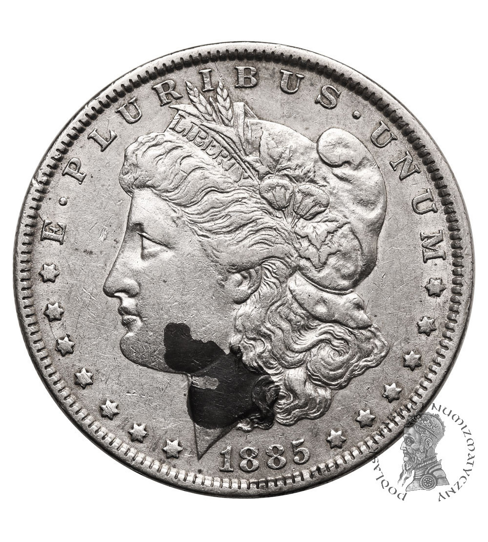 USA. 1 dolar 1885, Filadelfia, "Morgan Dollar"