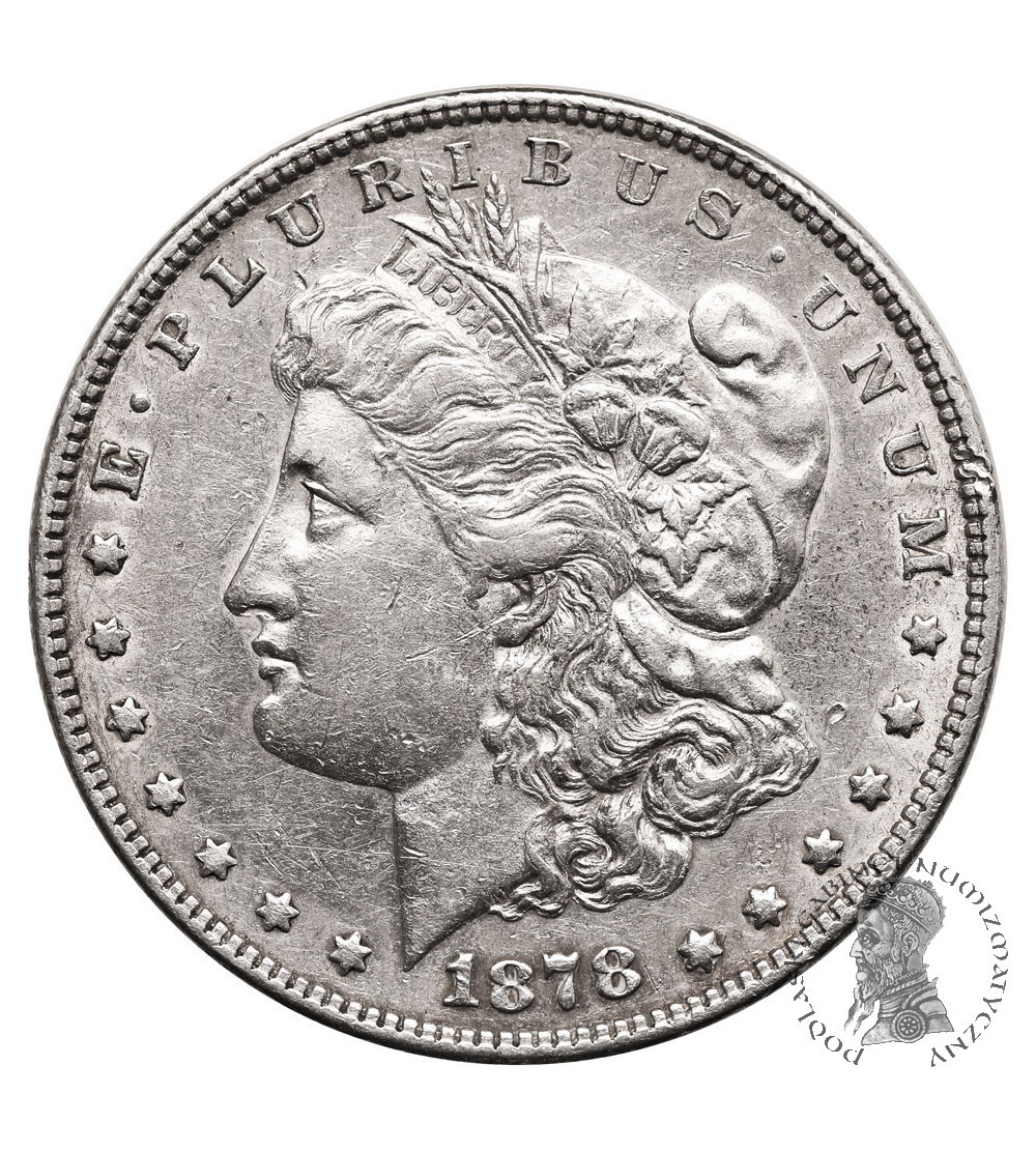 USA. 1 dolar 1878, Filadelfia, "Morgan Dollar"