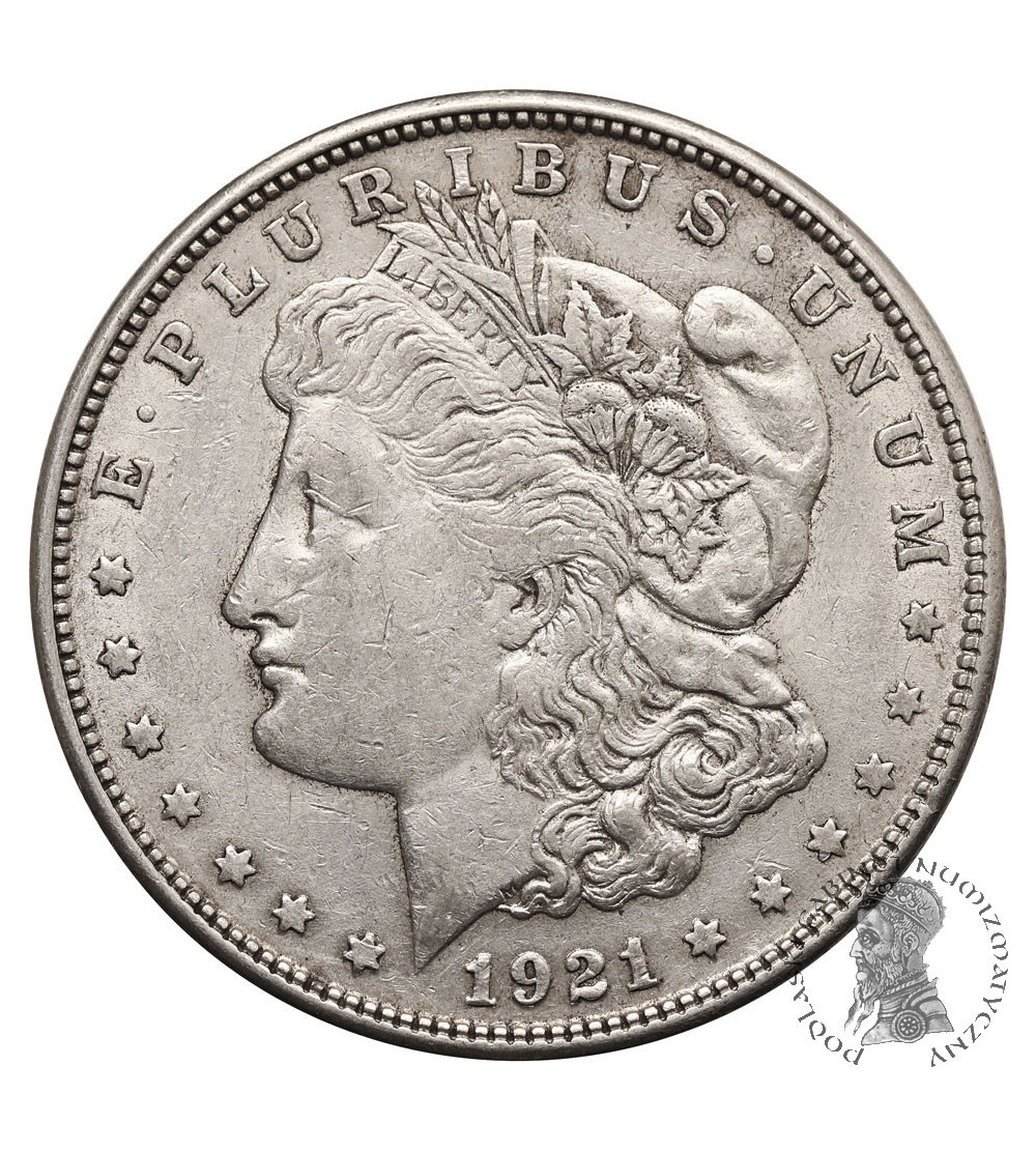 USA. 1 dolar 1921 S, San Francisco, "Morgan Dollar"