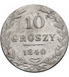 Poland - Russian occupation. 10 Groszy 1840 MW, Warszawa