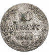 Poland - Russian occupation. 10 Groszy 1840 MW, Warszawa