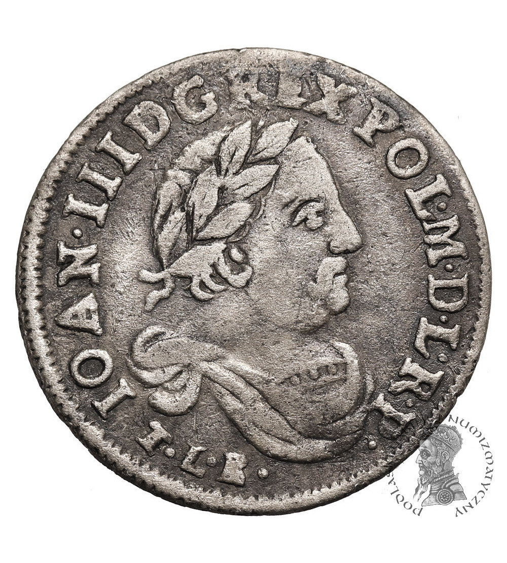 Poland, Jan III Sobieski 1674-1696. Szostak (6 Groschen) 1683 Leliwa / TLB, Bydgoszcz (Bromberg) mint