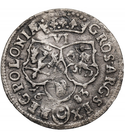 Polska, Jan III Sobieski 1674-1696. Szóstak 1683, Leliwa / TLB, Bydgoszcz