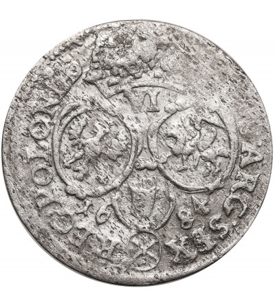 Polska, Jan III Sobieski 1674-1696. Szóstak 1684 SP, herb Jelita, Bydgoszcz