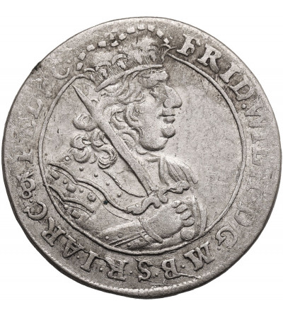 Brandenburg-Preussen (Prussia). Friedrich Wilhelm, the great elector, 1640-1688. Ort (18 Gröscher) 1683, HS, Königsberg