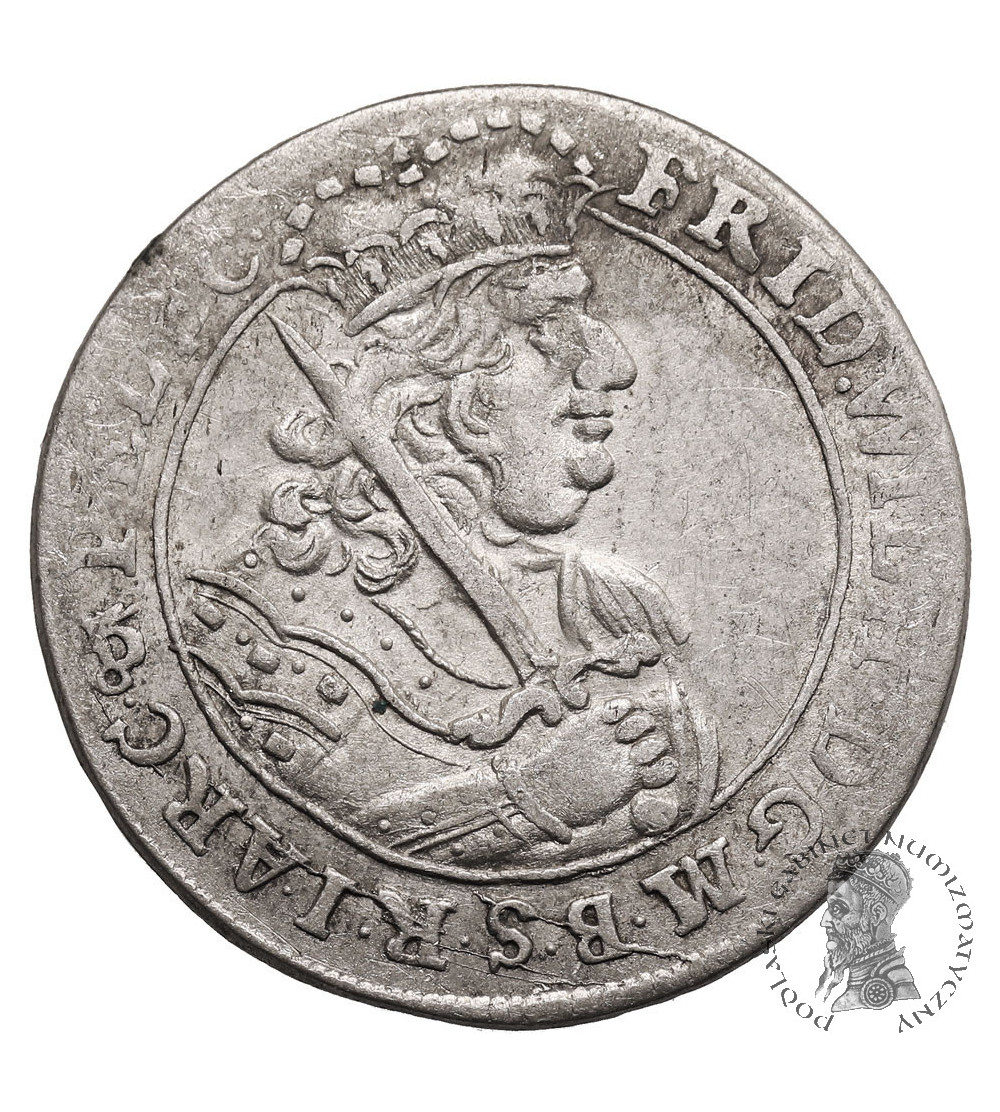 Prusy, Fryderyk Wilhelm, elektor, 1640-1688. Ort (18 groszy) 1683, HS Królewiec