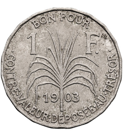 Guadeloupe, French Colony. 1 Franc 1903