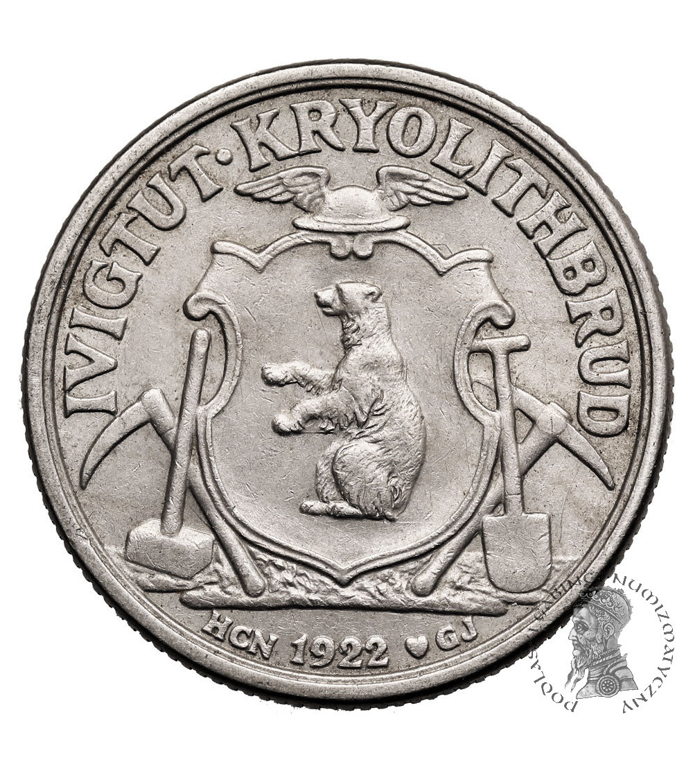 Grenlandia. 10 Kroner (koron) 1922