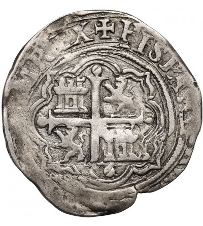 Meksyk, Filip II. 1 Real bez daty,  1572-1589 O-Mo, mennica Mexico City