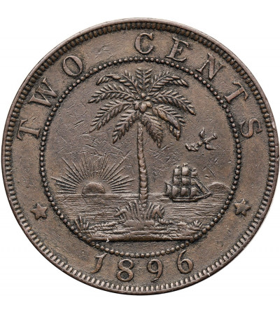 Liberia. 2 Cents 1896 H