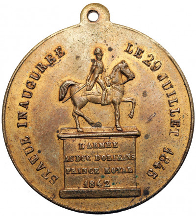 Francja. Medal 1842, na pamiątkę śmierci Ferdynanda Filipa, księcia Orleanu