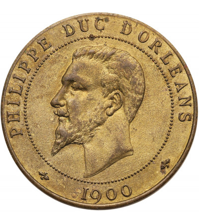 France. Medal 1900 dedicated to Ferdinand Philippe, Duke of Orléans, “JE NE VENGERAI QUE LES INJURES FAITES A LA PATRIE”