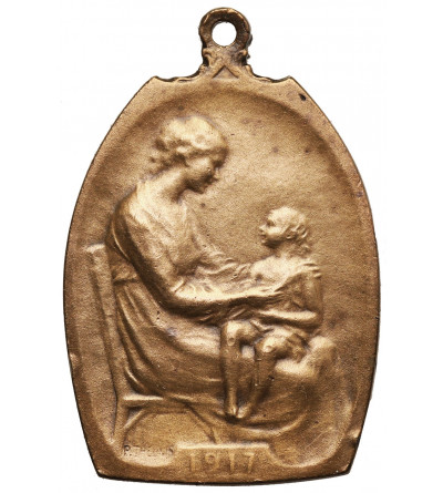 Belgium. Medal / pendant 1917, “La Fleur des Enfants de Nos Braves"