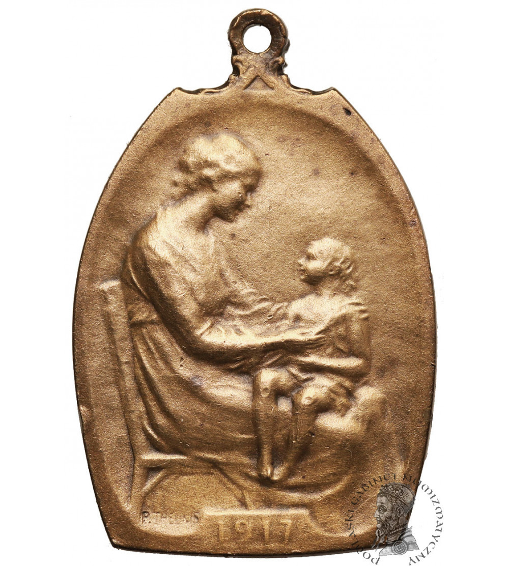 Belgium. Medal / pendant 1917, “La Fleur des Enfants de Nos Braves"