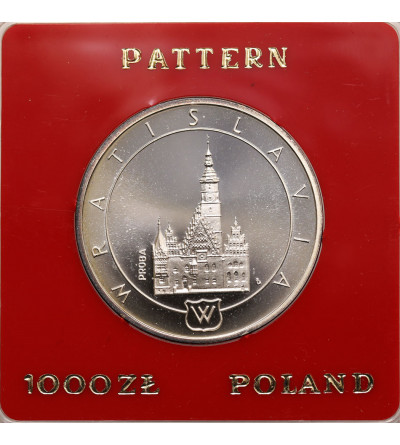 Poland, PRL (1952-1989). 1000 Zlotych 1987, Wratislavia - Proba