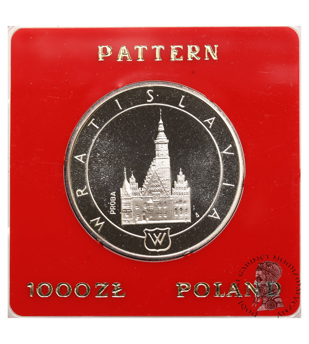 Polska, PRL (1952-1989). 1000 złotych 1987, Wratislavia - Próba