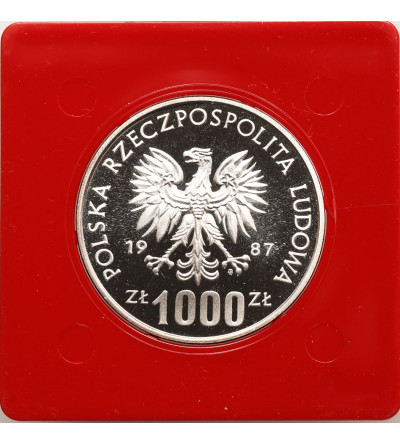 Poland, PRL (1952-1989). 1000 Zlotych 1987, Wratislavia - Proba