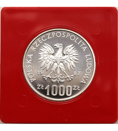 Poland, PRL (1952-1989). 1000 Zlotych 1987, Wratislavia - Proba