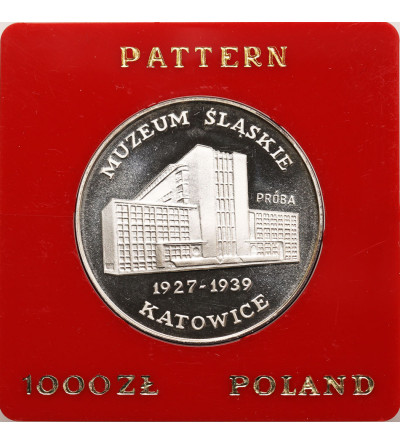 Polska, PRL (1952-1989). 1000 złotych 1987, Muzeum Śląskie, Katowice - Próba