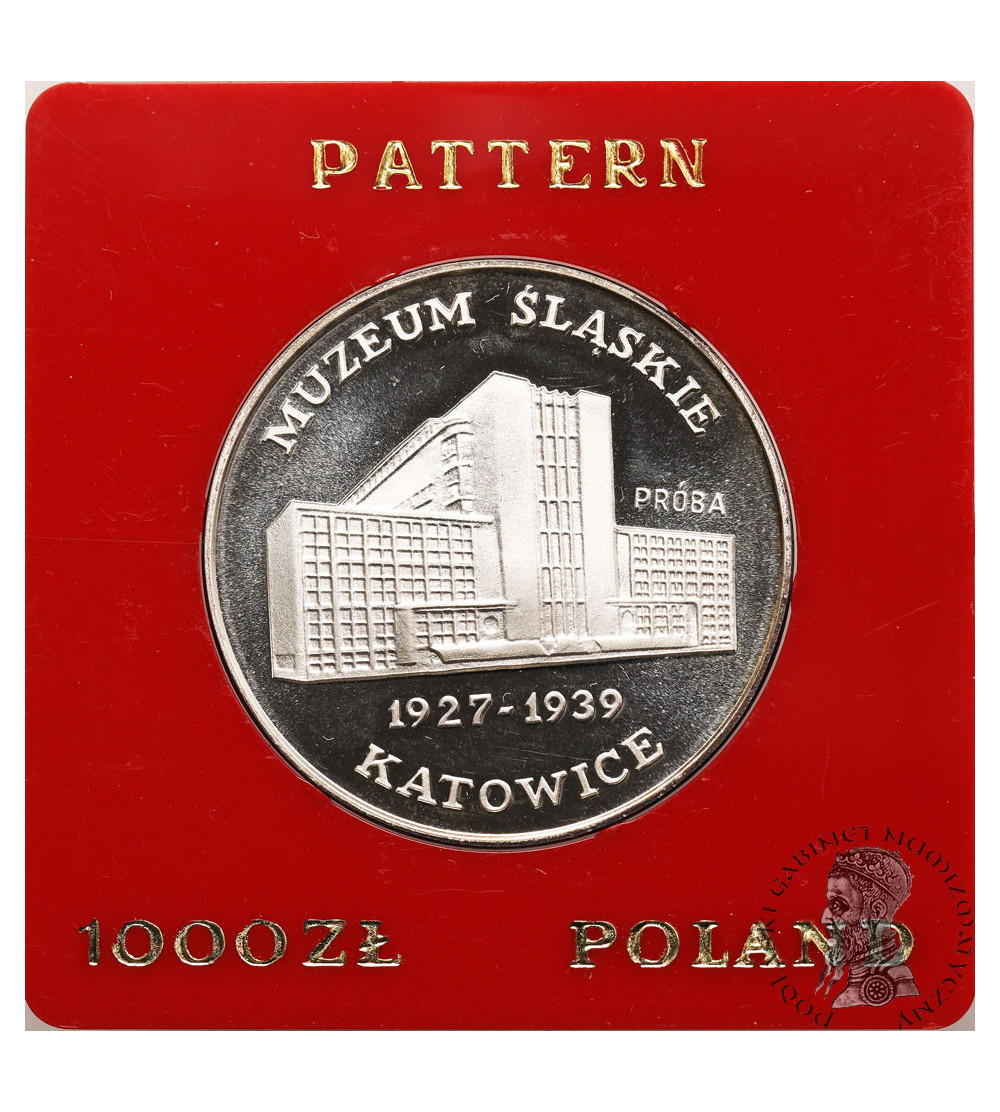 Polska, PRL (1952-1989). 1000 złotych 1987, Muzeum Śląskie, Katowice - Próba