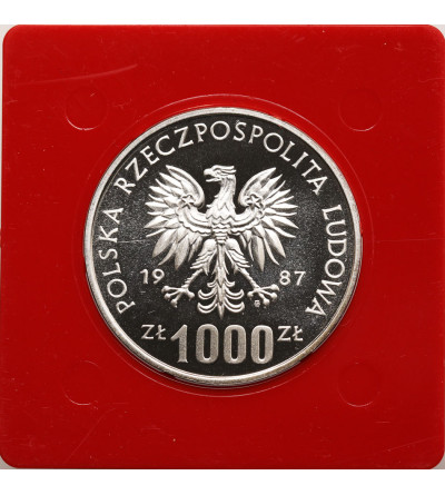 Polska, PRL (1952-1989). 1000 złotych 1987, Muzeum Śląskie, Katowice - Próba